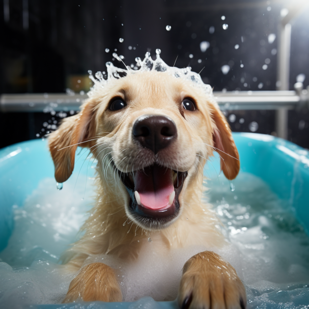 anything1999_super_excited_Labrador_puppy_getting_washed_in_mod_ac7cff6e-1c19-444d-80fa-7ead1c88cdde